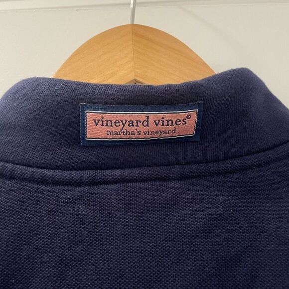 VINEYARD VINES MEN'S VARSITY STRIPE SHEP SHIRT - NAUTICAL NAVY Size Large - Picture 8 of 8